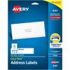 Avery&reg; Easy Peel White Inkjet Mailing Labels - 1" Width x 4" Length - Permanent Adhesive - Rectangle - Inkjet - White - Paper - 20 / Sheet - 25 To