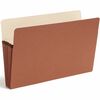 Smead Straight Tab Cut Legal Recycled File Pocket - 8 1/2" x 14" - Top Tab Location - Redrope - Redrope - 30% Recycled - 10 / Box