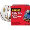 Scotch Book Tape - 15 yd Length x 2" Width - 3" Core - Acrylic - Crack Resistant - For Repairing, Reinforcing, Covering, Protecting - 1 / Roll - Clear