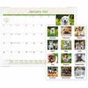At-A-Glance Puppies Desk Pad - Standard Size - Monthly - 12 Month - January - December - 1 Month Single Page Layout - 21 3/4" x 17" White Sheet - Desk