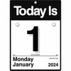 At-A-Glance Today Is Wall Calendar - Julian Dates - Daily - 12 Month - January 2024 - December 2024 - 1 Day Single Page Layout - 6 5/8" x 9 1/8" Sheet