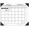 At-A-Glance 2-Color Desk Pad - Extra Large Size - Julian Dates - Yearly - 12 Month - January - December - 1 Month Single Page Layout - 48" x 32" White