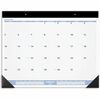 At-A-Glance Desk Pad Calendar - Large Size - Julian Dates - Monthly - 1 Year - January 2024 - December 2024 - 1 Day Single Page Layout - 19" x 24" Whi