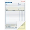 Adams Carbonless Purchase Order Statement - Tape Bound - 2 PartCarbonless Copy - 5.56" x 8.43" Sheet Size - 2 x Holes - White, Canary - Assorted Sheet