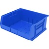 Akro-Mils AkroBin - 7" Height x 16.5" Width x 14.8" Depth - Unbreakable, Water Proof, Stackable, Corrosion Proof - Blue - Polymer - 1 Each