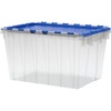 Akro-Mils KeepBox Container with Attached Lid - External Dimensions: 21.5" Length x 15" Width x 12.5" Height - 12 gal - Hinged Closure - Clear - For A