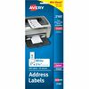 Avery&reg; Mini-Sheets Address Label - 1" Width x 2 5/8" Length - Permanent Adhesive - Rectangle - Laser, Inkjet - White - Paper - 8 / Sheet - 25 Tota