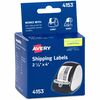 Avery&reg; Thermal Roll Labels 2-1/8"x4" , 140 Shipping Labels-1 Roll (4153) - 4" Width x 2 1/8" Length - Permanent Adhesive - Rectangle - Direct Ther