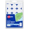 Avery&reg; Avery Printable Mailing Seals, Clear, 1" Diameter, 480 Labels (5248) - Glossy - 480 / Pack - Permanent Adhesive, Laminated, Acid-free, Mois