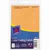 Avery&reg; Rectangular Color-Coding Labels - 1" Width x 3" Length - Removable Adhesive - Rectangle - Laser - Orange - 200 / Pack