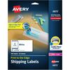 Avery&reg; Shipping Labels, Sure Feed, 2" x 3-3/4" , 200 Labels (6873) - 2" Width x 3 3/4" Length - Permanent Adhesive - Rectangle - Laser - White - P