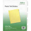 Avery&reg; Office Essentials Insertable Dividers - 5 x Divider(s) - 5 - 5 Tab(s)/Set - 8.5" Divider Width x 11" Divider Length - 3 Hole Punched - Buff