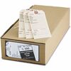 Avery&reg; Duplicate Repair Tags - 5.25" Length x 2.63" Width - Rectangular - 1 to 500 Print Serial - String Fastener - 500 / Box - Card Stock - Manil