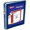 Avery Flexi-View 3 Ring Binder - 1" Binder Capacity - Letter - 8 1/2" x 11" Sheet Size - 175 Sheet Capacity - 1 2/5" Spine Width - 3 x Round Ring Fast