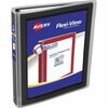 Avery Flexi-View 3 Ring Binder - 1" Binder Capacity - Letter - 8 1/2" x 11" Sheet Size - 175 Sheet Capacity - 1 2/5" Spine Width - 3 x Round Ring Fast