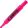 Avery&reg; Desk-Style, Fluorescent Pink, 1 Count (24010) - Chisel Marker Point Style - Refillable - Fluorescent Pink Water Based Ink - Pink Barrel - 1