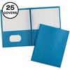 Avery&reg; Letter Report Cover - 8 1/2" x 11" - 70 Sheet Capacity - 3 x Prong Fastener(s) - 1/2" Fastener Capacity for Folder - 2 Internal Pocket(s) -
