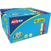 Avery&reg; Hi-Liter Desk-Style Highlighters - Chisel Marker Point Style - Fluorescent Yellow, Fluorescent Pink Water Based Ink - 24 / Box