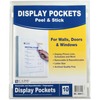 C-Line Display Pockets - Peel & Stick, 8-1/2 x 11, 10/PK, 36911