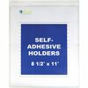 C-Line Self-Adhesive Poly Shop Ticket Holders, Welded - 8-1/2 x 11, Peel & Stick, 50/BX, 70911
