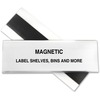 C-Line HOL-DEX Magnetic Shelf/Bin Label Holders - 2-Inch x 6-Inch, 10/BX, 87247