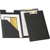 Cardinal Legal Pad Folio - 8 1/2" x 14" - 100 Sheet Capacity - 1 Inside Front Pocket(s) - Vinyl, Polyvinyl Chloride (PVC) - Black - 1 Each