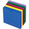 Pendaflex Letter File Jacket - 8 1/2" x 11" - 1" Expansion - Poly - Assorted - 10 / Pack