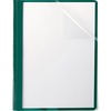 Oxford Letter Recycled Report Cover - 8 1/2" x 11" - 100 Sheet Capacity - 3 x Tang Fastener(s) - 1/2" Fastener Capacity for Folder - Leatherette - Hun