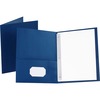 Oxford Letter Recycled Pocket Folder - 8 1/2" x 11" - 85 Sheet Capacity - 3 Fastener(s) - 1/2" Fastener Capacity for Folder - 2 Inside Front & Back Po