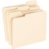 Pendaflex 1/3 Tab Cut Letter Recycled Top Tab File Folder - 8 1/2" x 11" - Top Tab Location - Assorted Position Tab Position - Manila - 100% Recycled 