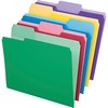Pendaflex 1/3 Tab Cut Letter Recycled Top Tab File Folder - 8 1/2" x 11" - Top Tab Location - Assorted Position Tab Position - Assorted - 10% Recycled