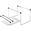 Pendaflex Actionframe Drawer File Frames - Letter - 14"-18" Long - Steel - Stainless Steel - 2 / Box