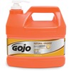 Gojo&reg; Natural Orange Smooth Hand Cleaner - Citrus ScentFor - 1 gal (3.8 L) - Pump Bottle Dispenser - Soil Remover, Dirt Remover, Grease Remover - 