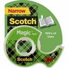 Scotch Dispensing Matte Finish Magic Tape - 18.06 yd Length x 0.75" Width - 1" Core - Permanent Adhesive Backing - Dispenser Included - Handheld Dispe