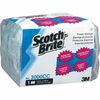 Scotch-Brite Power Sponges - 0.7" Height x 4.5" Width x 2.8" Depth - 5/Pack - Aqua