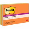 Post-it&reg; Super Stick Notes - Energy Boost Color Collection - 360 - 6" x 4" - Rectangle - 45 Sheets per Pad - Unruled - Vital Orange, Limeade, Trop