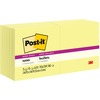 Post-it&reg; Super Sticky Notes - 1080 - 3" x 3" - Square - 90 Sheets per Pad - Unruled - Canary Yellow - Paper - Self-adhesive - 12 / Pack