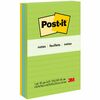 Post-it&reg; Notes Original Lined Notepads - Floral Fantasy Color Collection - 300 - 4" x 6" - Rectangle - 100 Sheets per Pad - Ruled - Limeade, Citro