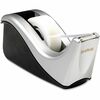 Scotch Two-tone Desktop Office Tape Dispenser - Holds Total 1 Tape(s) - 1" Core - Refillable - Non-skid Base - Silver, Black - 1 Each