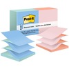 Post-it&reg; Dispenser Notes - Alternating Pastel Colors - 1200 - 3" x 3" - Square - 100 Sheets per Pad - Unruled - Fresh Mint, Canary Yellow, Pink Sa