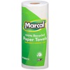 Marcal 100% Recycled Paper Towels - 2 Ply - 11" x 9" - 60 Sheets/Roll - White - Absorbent, Hypoallergenic, Perforated, Lint-free - 15 / Carton