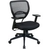 Office Star Professional Air Grid Back Managers Chair - Black Mesh Seat - Mesh Back - Black Frame - 5-star Base - 1 Each