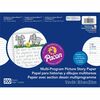 Pacon Multi-program Picture Story Paper - 0.50" Ruled - 4.25" Picture Story Space - Unruled Margin - 12" x 9" - AssortedChipboard Cover - Hard Cover -