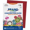 Prang Construction Paper - Multipurpose - 9"Width x 12"Length - 50 / Pack - Holiday Red
