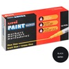 uni&reg; uni-Paint PX-21 Oil-Based Paint Marker - Fine Marker Point - Retractable - Black - Rubber Barrel - 1 Each