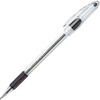 Pentel R.S.V.P. Ballpoint Stick Pens - Medium Pen Point - 1 mm Pen Point Size - Refillable - Black - Clear Barrel - 12 / Box