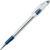Pentel R.S.V.P. Ballpoint Stick Pens - Medium Pen Point - 1 mm Pen Point Size - Refillable - Blue - Clear Barrel - 1 / Each
