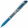 EnerGel EnerGel Deluxe Liquid Gel Pen - Bold Pen Point - 1 mm Pen Point Size - Refillable - Blue Gel-based Ink - Silver Barrel - 1 Each