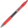 Pilot G2 Retractable Gel Ink Rollerball Pens - Fine Pen Point - 0.7 mm Pen Point Size - Refillable - Retractable - Red Gel-based Ink - Clear Barrel - 