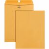Quality Park 9-1/2 x 12-1/2 Clasp Envelopes with Deeply Gummed Flaps - Clasp - #93 - 9 1/2" Width x 12 1/2" Length - 28 lb - Gummed - Kraft - 100 / Bo